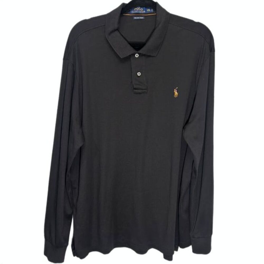 Polo Ralph Lauren XXL Black Long Sleeve Polo